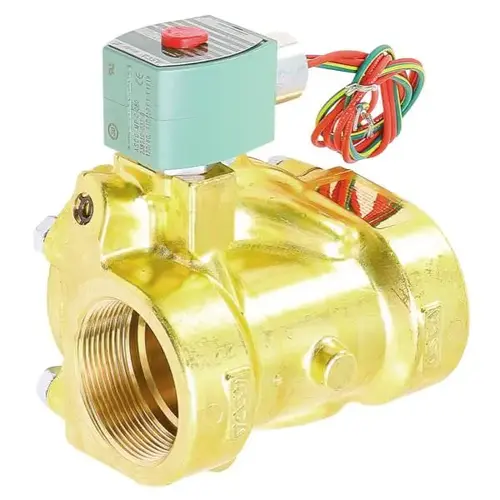 2 Way Closed 2" Npt 120v 5-150psi Air 5-125psi Water 0-90psi Light Oil 2 Way Closed 2" Npt 120v 5-150psi Air 5-125psi Water 0-90psi Light Oil