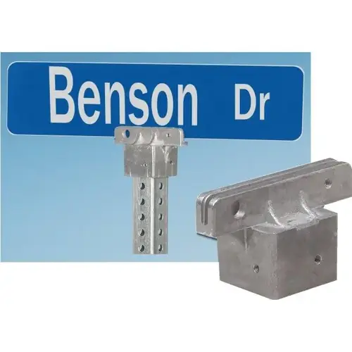 Street Sign Kit For Square Sign Posts, 36 Blue Sign Street Sign Kit For Square Sign Posts, 36 Blue Sign