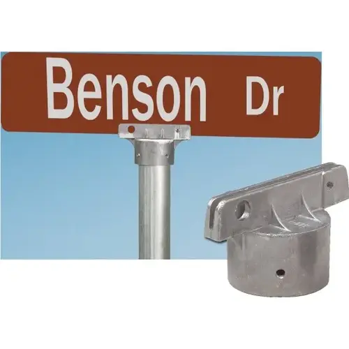 Street Sign Kit For Round Sign Posts, 36 Brown Sign Street Sign Kit For Round Sign Posts, 36 Brown Sign