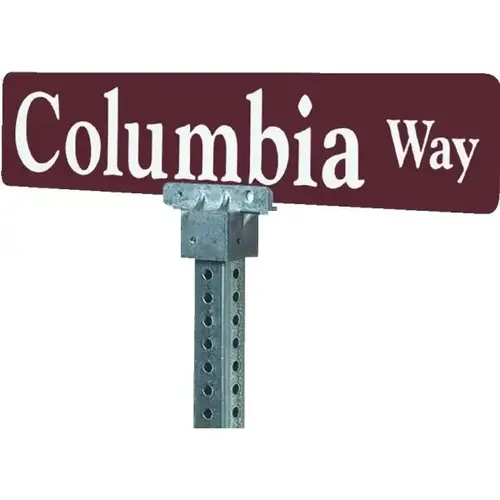 Street Sign Kit For Square Sign Posts, 36 Brown Sign Street Sign Kit For Square Sign Posts, 36 Brown Sign