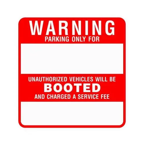 Semi-Custom Warning Parking Only For Sign, Non-Reflective, 24 X 24 Semi-Custom Warning Parking Only For Sign, Non-Reflective, 24 X 24