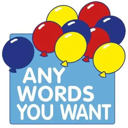 Semi-Custom Fun Shaped Amenity Sign, Balloons, 32 X 32 Semi-Custom Fun Shaped Amenity Sign, Balloons, 32 X 32