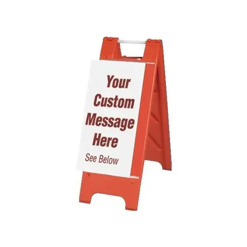 Changeable A Frame Kit, Orange, 13 X 36 Changeable A Frame Kit, Orange, 13 X 36