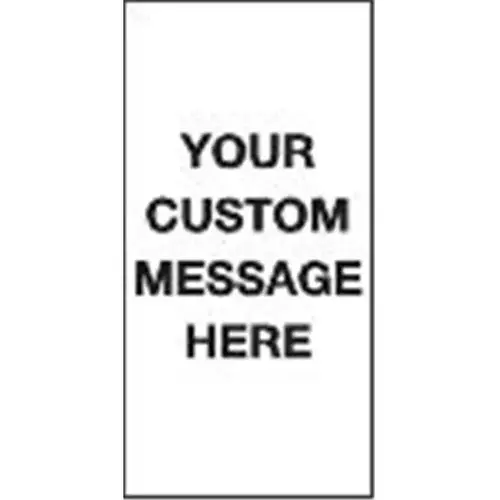 Custom Changeable Sign, Reflective, Small, 1 ft X 2 ft Custom Changeable Sign, Reflective, Small, 1 ft X 2 ft