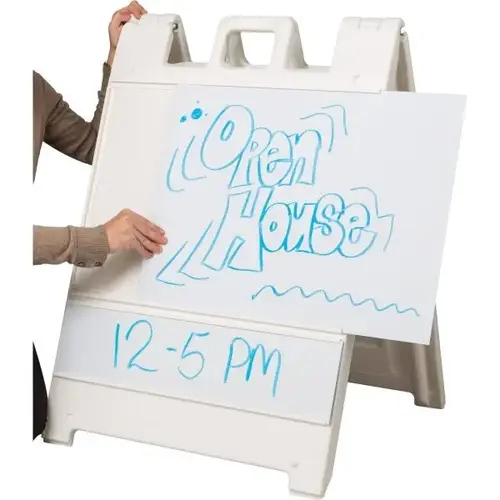 Dry Erase Sign, Rider And A-Frame Kit Dry Erase Sign, Rider And A-Frame Kit