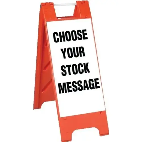 Permanent A Frame Kit, Orange, 13 X 36 Permanent A Frame Kit, Orange, 13 X 36