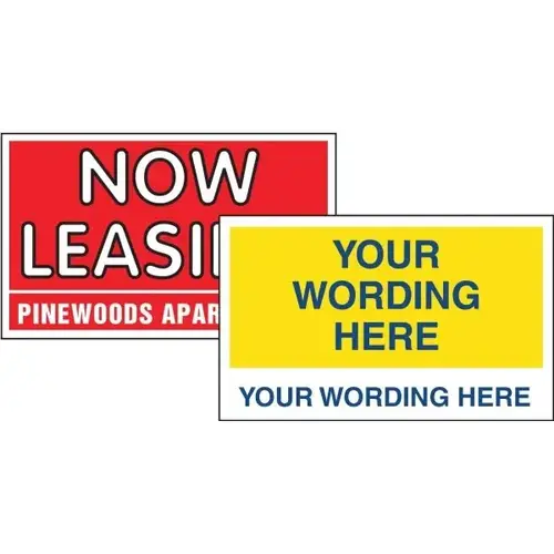 Aluminum Custom 2-Sided Yard Sign, 24 X 18 Aluminum Custom 2-Sided Yard Sign, 24 X 18