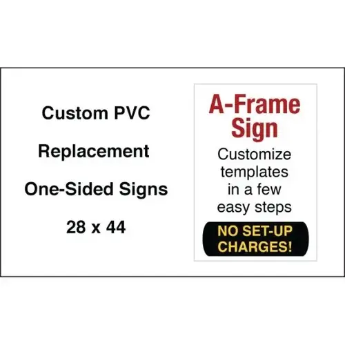 Pvc Foam Replacement Signs For A-Frames, 28 X 44 Pvc Foam Replacement Signs For A-Frames, 28 X 44