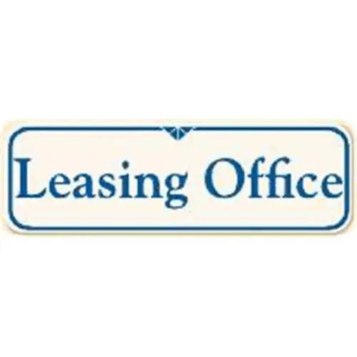 Leasing Office Designer Sign, Ivory, 9 X 3 Leasing Office Designer Sign, Ivory, 9 X 3