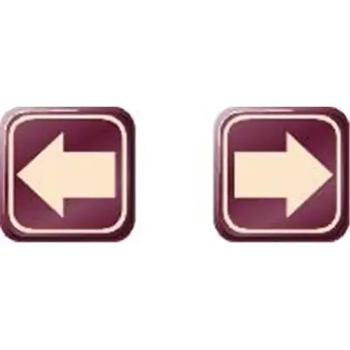 Right Arrow Directional Sign, Burgundy, 3 X 3 Right Arrow Directional Sign, Burgundy, 3 X 3