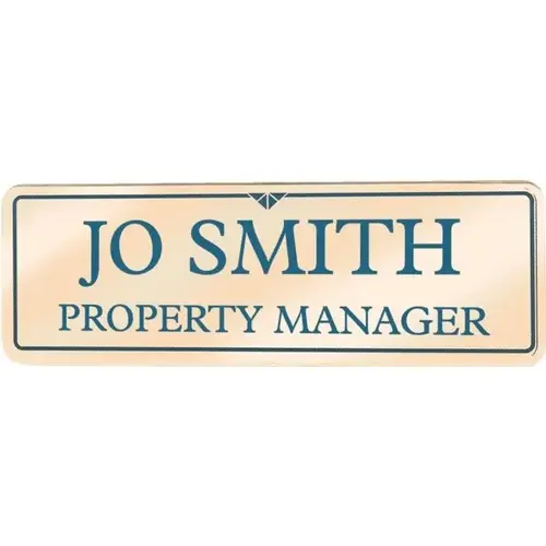 Custom Desk Sign, 9 X 3 Custom Desk Sign, 9 X 3