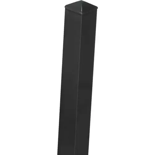 Aluminum Post, 8 ft Black, 3 X 3 X 8 ft Aluminum Post, 8 ft Black, 3 X 3 X 8 ft