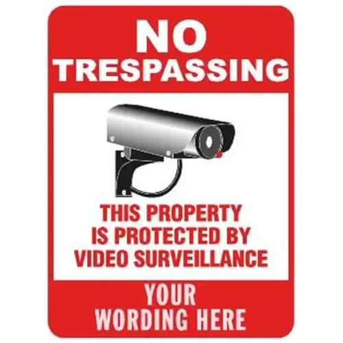 Semi-Custom No Trespassing/This Property... Sign, Reflective, 18 X 24" Semi-Custom No Trespassing/This Property... Sign, Reflective, 18 X 24"