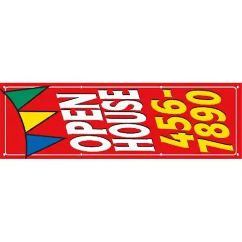 Vertical Semi-Custom Banner, Pennant, 3 ft X 10 ft Vertical Semi-Custom Banner, Pennant, 3 ft X 10 ft