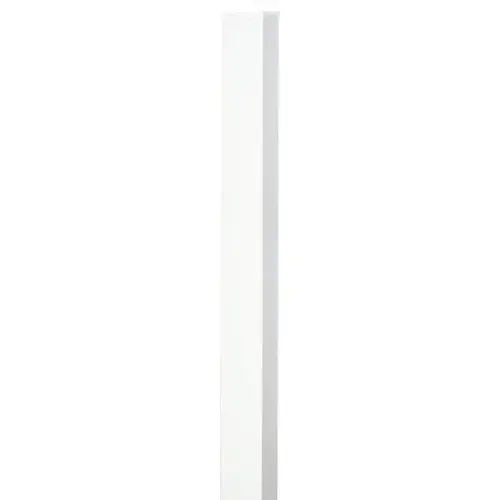 Aluminum Post, 6 ft White, 1-1/2 X 1-1/2 X 6 ft Aluminum Post, 6 ft White, 1-1/2 X 1-1/2 X 6 ft