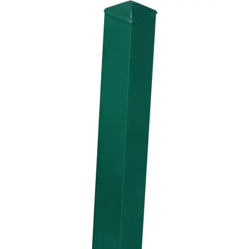 Aluminum Post, 8 ft Green, 3 X 3 X 8 ft Aluminum Post, 8 ft Green, 3 X 3 X 8 ft