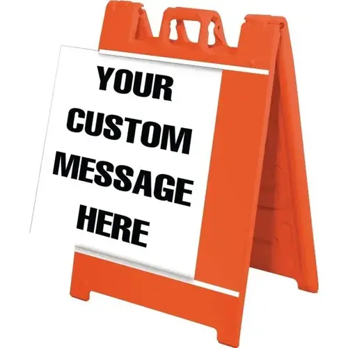 Custom Changeable A Frame Kit, Orange, 25 X 36 Custom Changeable A Frame Kit, Orange, 25 X 36