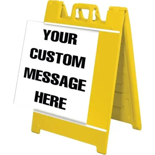 Custom Changeable A Frame Kit, Yellow, 25 X 36 Custom Changeable A Frame Kit, Yellow, 25 X 36