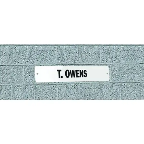 Custom Stop Block Sign, Reflective Aluminum, 20 X 2-1/2 Custom Stop Block Sign, Reflective Aluminum, 20 X 2-1/2