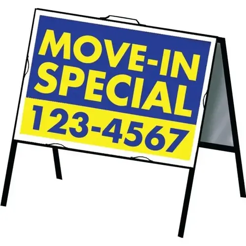 Coroplast Custom A-Frame Sign Kit, 24 X 18 Coroplast Custom A-Frame Sign Kit, 24 X 18