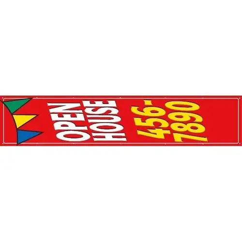 Vertical Semi-Custom Banner, Pennant, 4 ft X 20 ft Vertical Semi-Custom Banner, Pennant, 4 ft X 20 ft