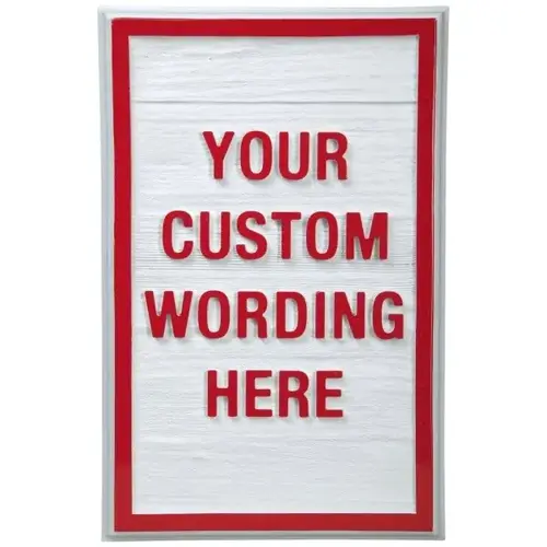 Custom Hdu Sign, Non-Reflective, 11 X 17 X 1-1/2 Custom Hdu Sign, Non-Reflective, 11 X 17 X 1-1/2