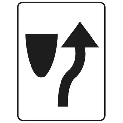 Keep Right Symbol Sign, High Intensity, 12 X 18 Keep Right Symbol Sign, High Intensity, 12 X 18
