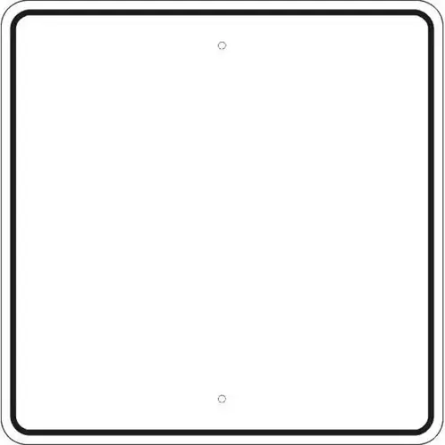 Custom Aluminum Sign, High Intensity, 30 X 30 Custom Aluminum Sign, High Intensity, 30 X 30