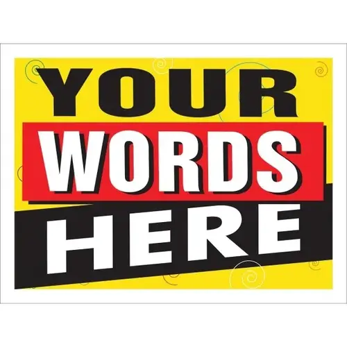 Aluminum Semi-Custom Contemporary Amenity Sign Aluminum Semi-Custom Contemporary Amenity Sign