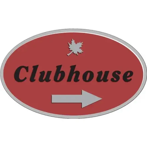 Custom Oval Dimensional Sign, Smooth Finish, 44 X 30 Custom Oval Dimensional Sign, Smooth Finish, 44 X 30