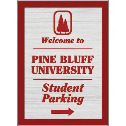 Custom Dimensional Sign With Straight Corners, Wood Grain Finish, 16 X 22 Custom Dimensional Sign With Straight Corners, Wood Grain Finish, 16 X 22