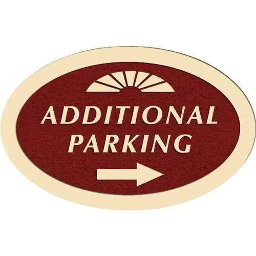 Custom Oval Dimensional Sign, Stucco Finish, 36 X 24 Custom Oval Dimensional Sign, Stucco Finish, 36 X 24