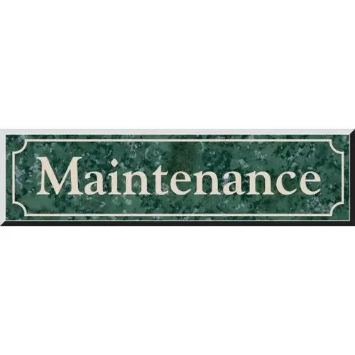 Front Engraved Sign, Green Marble, 8 X 2 Front Engraved Sign, Green Marble, 8 X 2