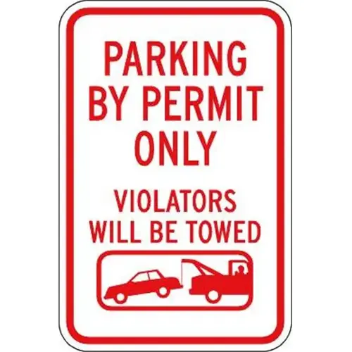 Violators Towed Graphic Sign, Red, Non-Reflective, 12 X 18 Violators Towed Graphic Sign, Red, Non-Reflective, 12 X 18