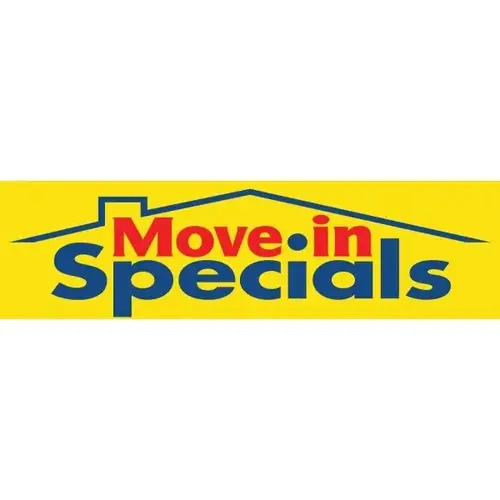 Move In Special Horizontal Banner, Red/Blue/Yellow, 15 ft X 4 ft Move In Special Horizontal Banner, Red/Blue/Yellow, 15 ft X 4 ft