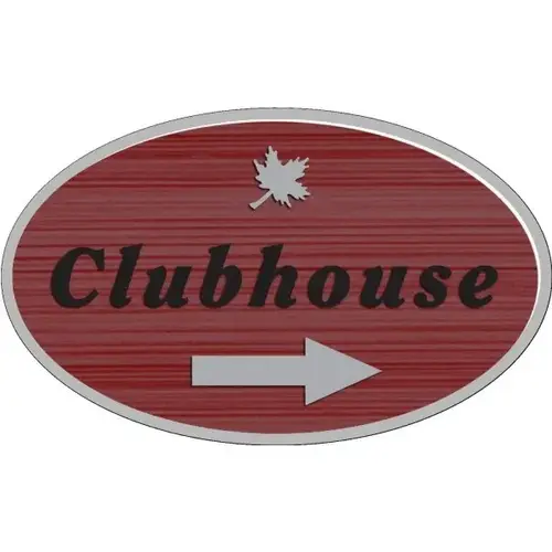 Custom Oval Dimensional Sign, Wood Grain Finish, 44 X 30 Custom Oval Dimensional Sign, Wood Grain Finish, 44 X 30