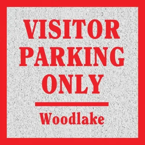 Custom Dimensional Sign With Straight Corners, Stucco Finish, 24 X 24 Custom Dimensional Sign With Straight Corners, Stucco Finish, 24 X 24