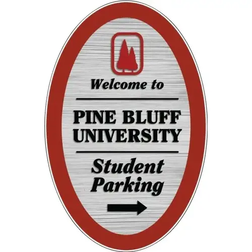 Custom Oval Dimensional Sign, Wood Grain Finish, 16 X 22 Custom Oval Dimensional Sign, Wood Grain Finish, 16 X 22
