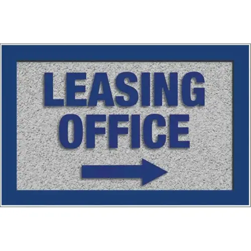 Custom Dimensional Sign With Straight Corners, Stucco Finish, 17 X 11 Custom Dimensional Sign With Straight Corners, Stucco Finish, 17 X 11