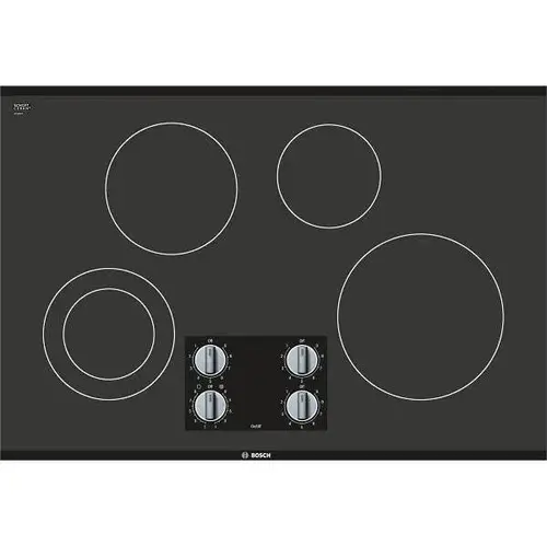 500 Series 30 Inch Radiant Electric Cooktop In Black With 4 Elements 500 Series 30 Inch Radiant Electric Cooktop In Black With 4 Elements