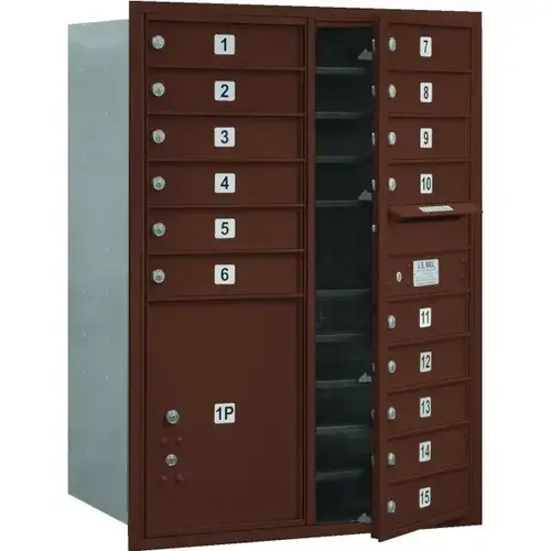 Horizontal 4c Mailbox Bronze Horizontal 4c Mailbox Bronze