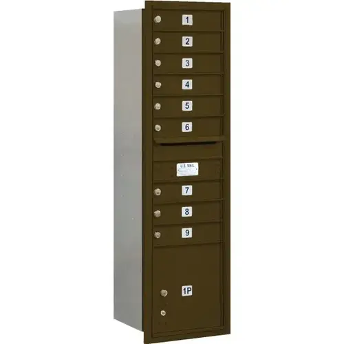 Horizontal Mailbox Bronze Horizontal Mailbox Bronze