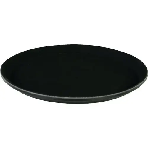 16" Black Rubber Lined Round Tray 16" Black Rubber Lined Round Tray