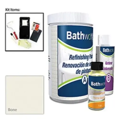 Bathtub And Wall Refinishing Kit - Bone Bathtub And Wall Refinishing Kit - Bone