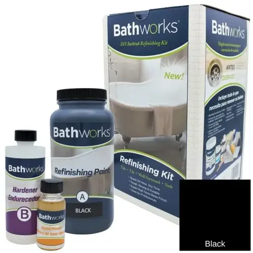 Bathtub And Wall Refinishing Kit - Black Bathtub And Wall Refinishing Kit - Black