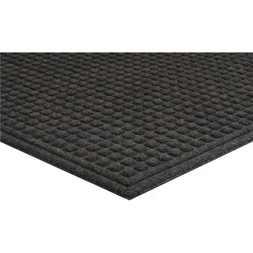 Ecomat Square Design Floor Mat, Pepper, 5 ft X 3 ft Ecomat Square Design Floor Mat, Pepper, 5 ft X 3 ft