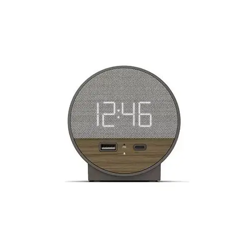 Station O Hotel Alarm Clock In Walnut Weave Station O Hotel Alarm Clock In Walnut Weave