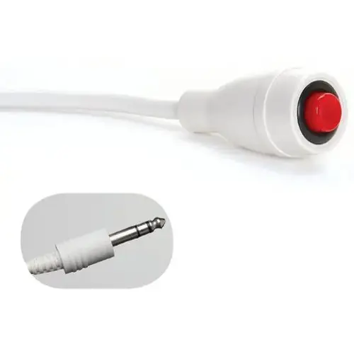 7 Ft 2-Conductor 1/4 In Phone Plug Econocall Nurse Call 7 Ft 2-Conductor 1/4 In Phone Plug Econocall Nurse Call