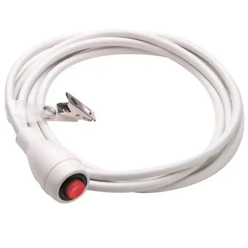 15 Ft 1/4 In Phone Plug Econocall Nurse Call Cord (White) 15 Ft 1/4 In Phone Plug Econocall Nurse Call Cord (White)
