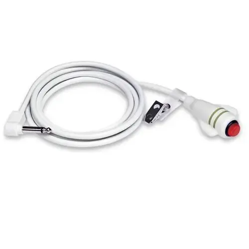 10 ft Duracall Cord, 1/4 Inch 2-Conductor Phone Plug, White 10 ft Duracall Cord, 1/4 Inch 2-Conductor Phone Plug, White